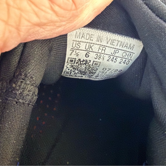 Adidas Women’s Black Athletic Running Sneakers Training Gym Shoes Size 7.5 - Picture 9 of 10